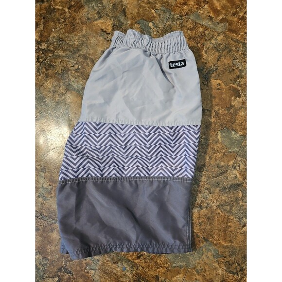 Tesla Waves Surfista Mens Large Swim Trunks Board Shorts (A52)‎ - Picture 1 of 8